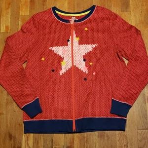 Women's faux crochet jacket